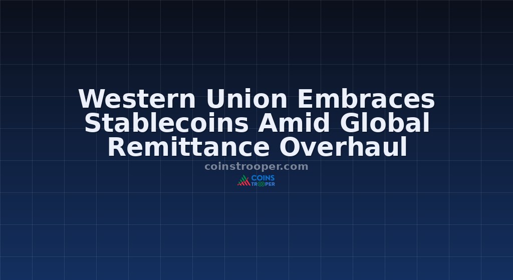 Western Union Embraces Stablecoins Amid Global Remittance Overhaul