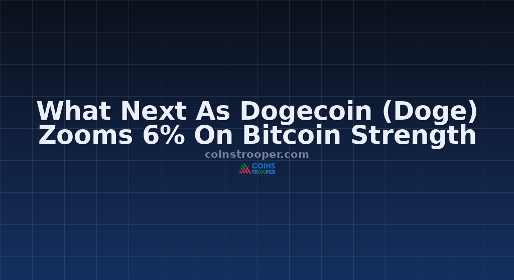 What Next As Dogecoin (Doge) Zooms 6% On Bitcoin Strength