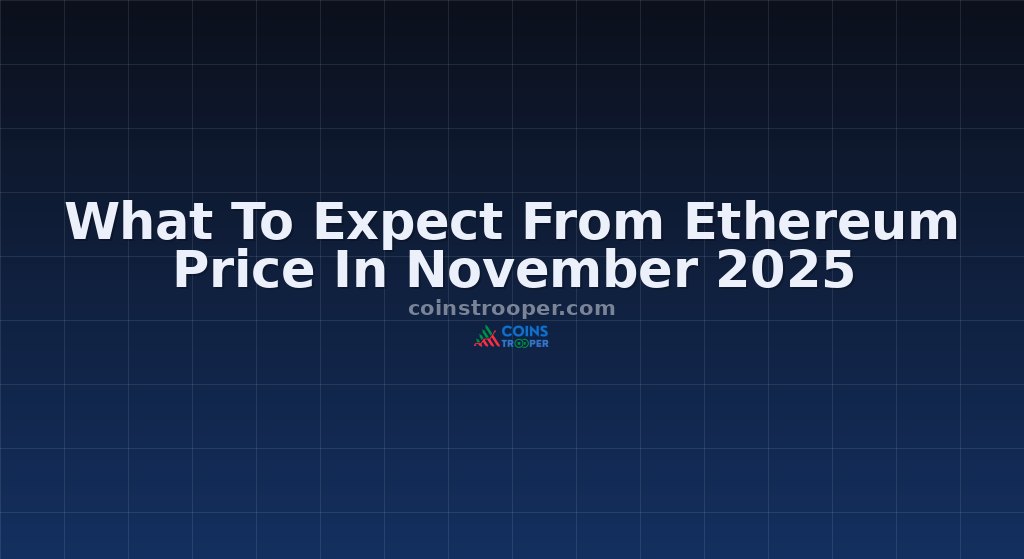 What To Expect From Ethereum Price In November 2025