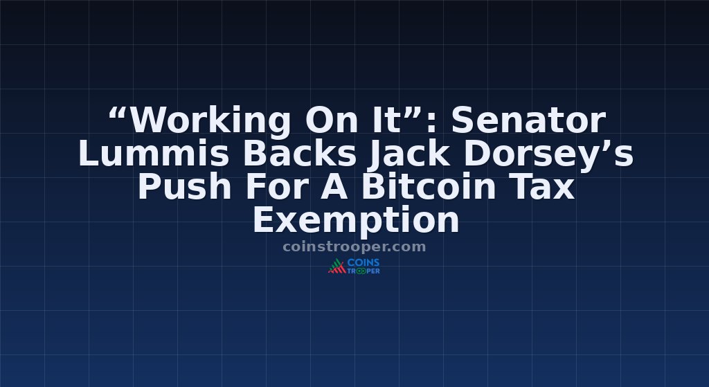 “Working On It”: Senator Lummis Backs Jack Dorsey’s Push For A Bitcoin Tax Exemption