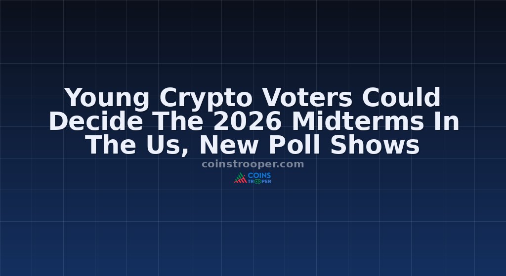 Young Crypto Voters Could Decide The 2026 Midterms In The Us, New Poll Shows