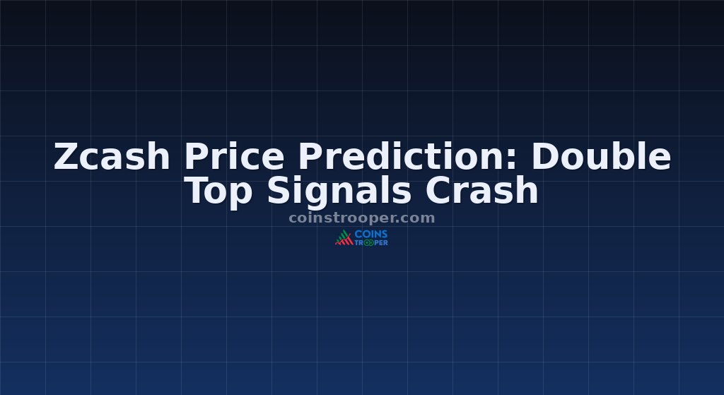 Zcash Price Prediction: Double Top Signals Crash