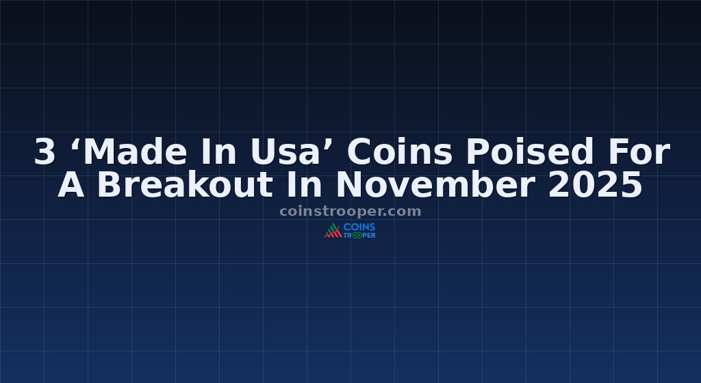 3 ‘Made In Usa’ Coins Poised For A Breakout In November 2025