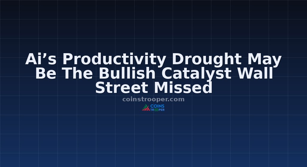 Ai’s Productivity Drought May Be The Bullish Catalyst Wall Street Missed