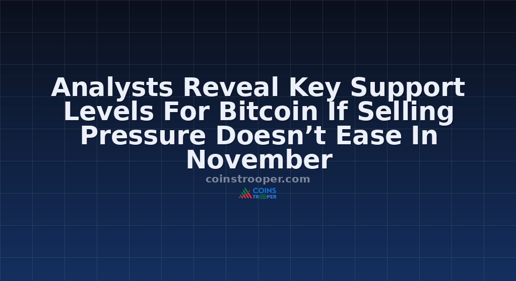 Analysts Reveal Key Support Levels For Bitcoin If Selling Pressure Doesn’t Ease In November