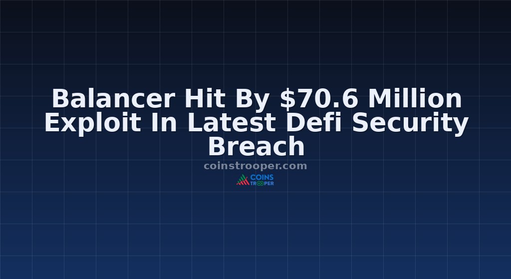 Balancer Hit By $70.6 Million Exploit In Latest Defi Security Breach