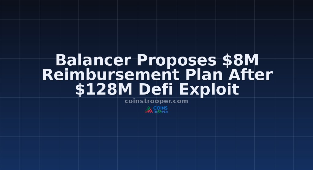Balancer Proposes $8M Reimbursement Plan After $128M Defi Exploit