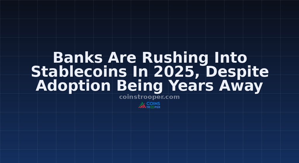 Banks Are Rushing Into Stablecoins In 2025, Despite Adoption Being Years Away