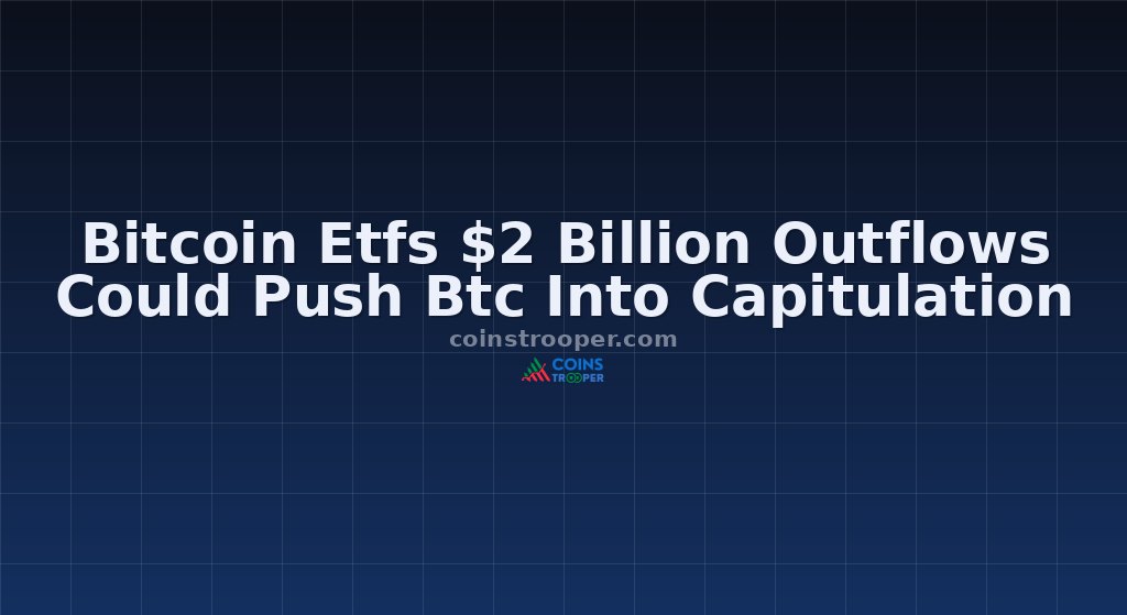 Bitcoin Etfs $2 Billion Outflows Could Push Btc Into Capitulation