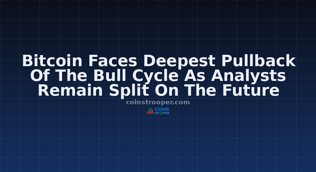 Bitcoin Faces Deepest Pullback Of The Bull Cycle As Analysts Remain Split On The Future