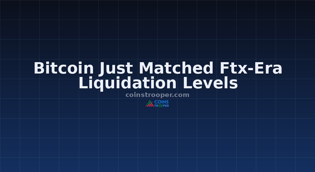 Bitcoin Just Matched Ftx-Era Liquidation Levels