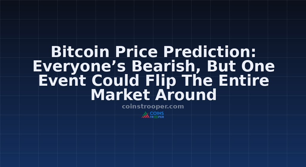 Bitcoin Price Prediction: Everyone’s Bearish, But One Event Could Flip The Entire Market Around