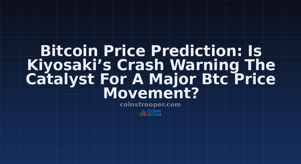 Bitcoin Price Prediction: Is Kiyosaki’s Crash Warning The Catalyst For A Major Btc Price Movement?