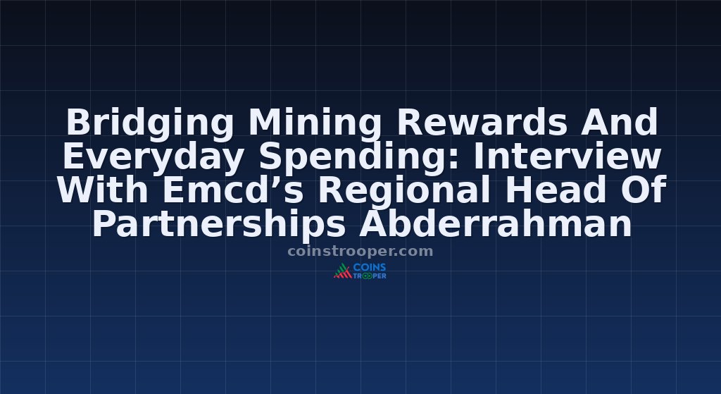 Bridging Mining Rewards And Everyday Spending: Interview With Emcd’s Regional Head Of Partnerships Abderrahman Ghiadi