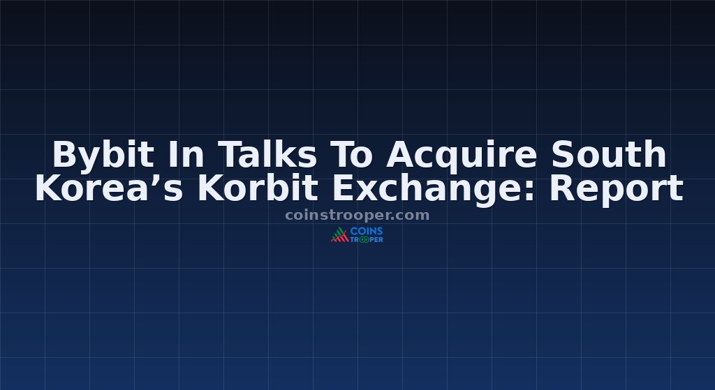 Bybit In Talks To Acquire South Korea’s Korbit Exchange: Report