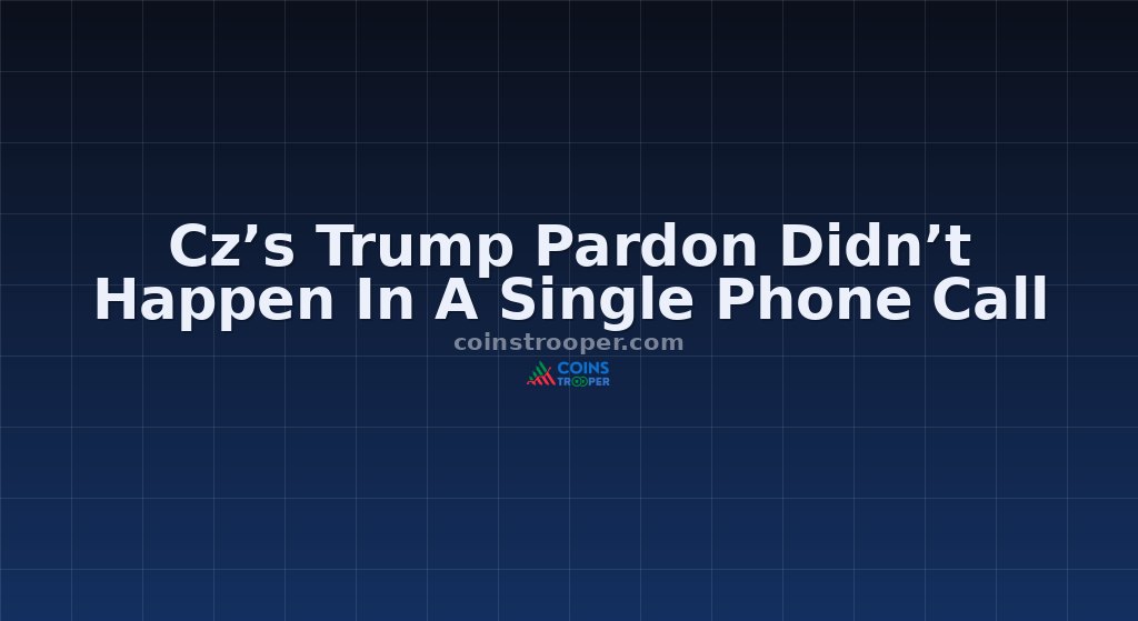 Cz’s Trump Pardon Didn’t Happen In A Single Phone Call
