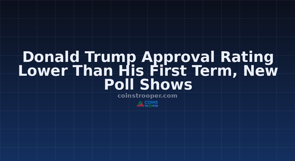 Donald Trump Approval Rating Lower Than His First Term, New Poll Shows