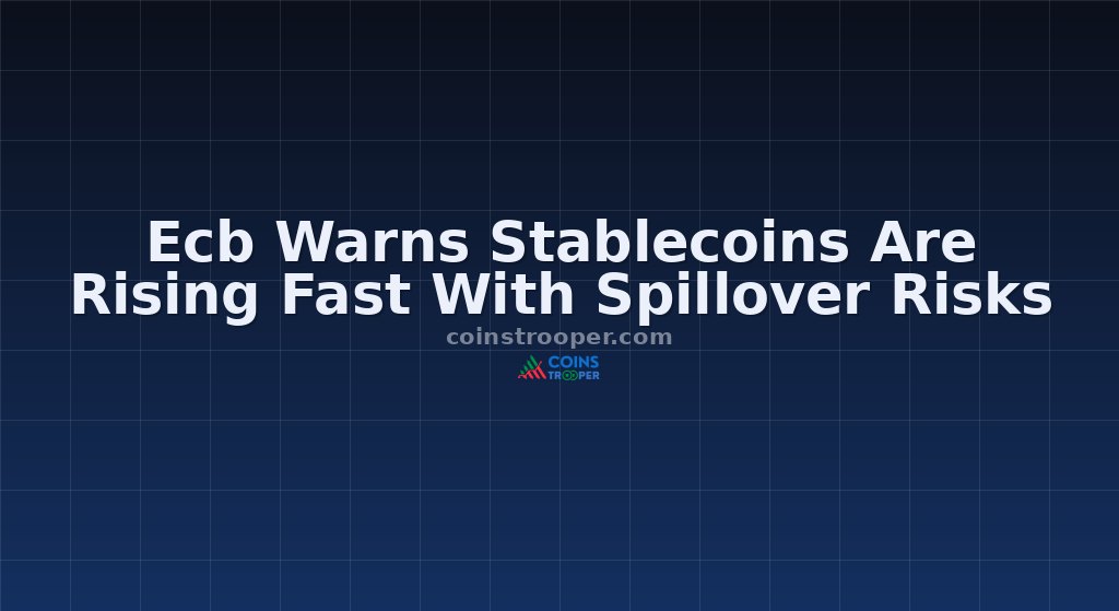 Ecb Warns Stablecoins Are Rising Fast With Spillover Risks 