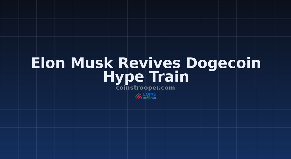 Elon Musk Revives Dogecoin Hype Train