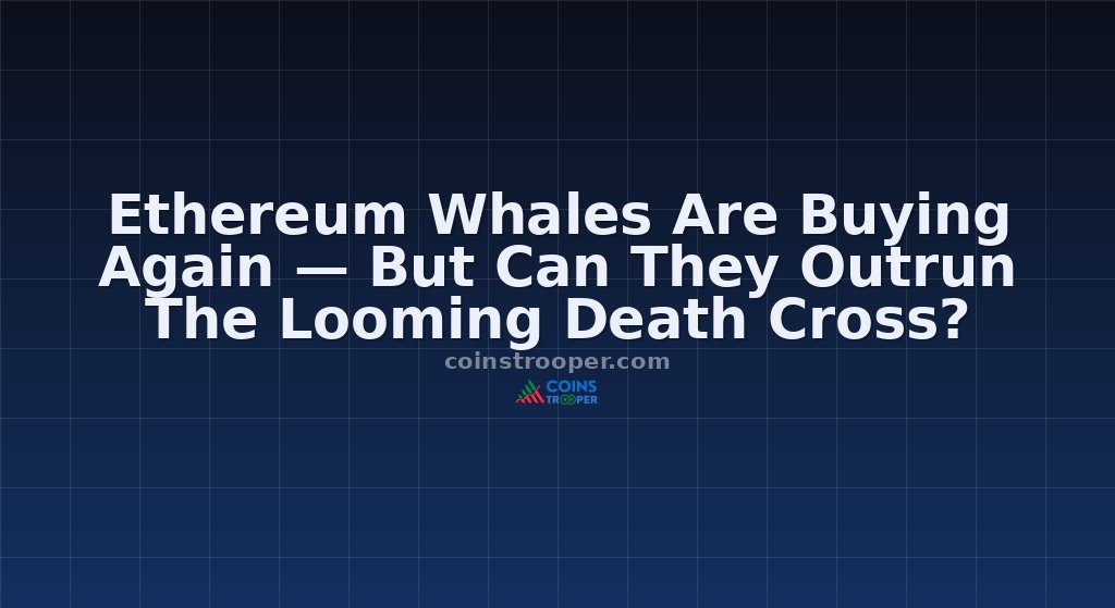 Ethereum Whales Are Buying Again — But Can They Outrun The Looming Death Cross?
