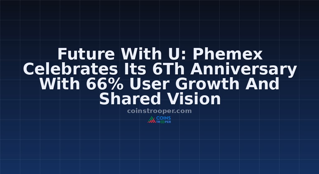 Future With U: Phemex Celebrates Its 6Th Anniversary With 66% User Growth And Shared Vision