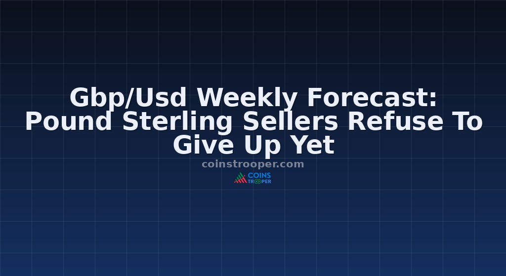 Gbp/Usd Weekly Forecast: Pound Sterling Sellers Refuse To Give Up Yet
