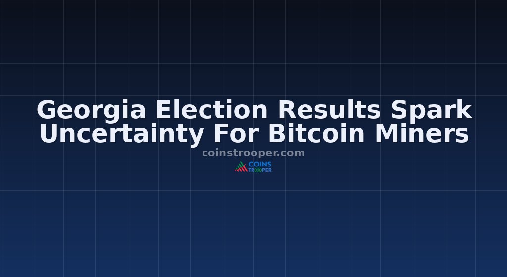 Georgia Election Results Spark Uncertainty For Bitcoin Miners