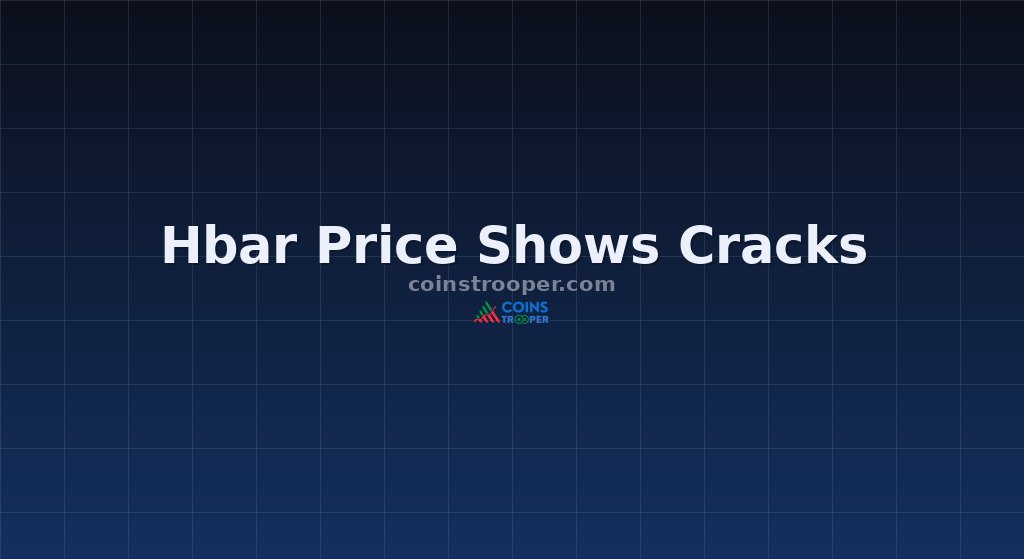 Hbar Price Shows Cracks