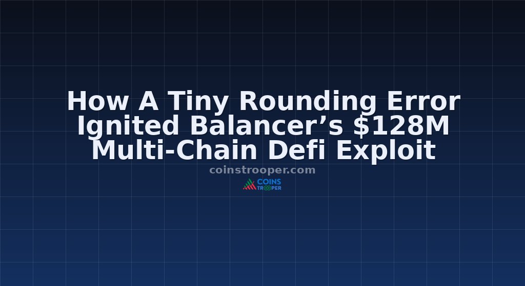 How A Tiny Rounding Error Ignited Balancer’s $128M Multi-Chain Defi Exploit