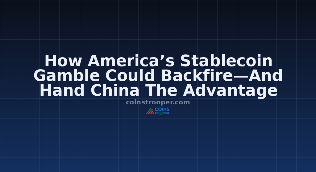 How America’s Stablecoin Gamble Could Backfire—And Hand China The Advantage