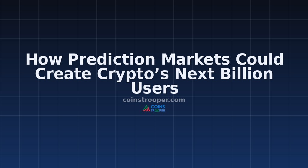 How Prediction Markets Could Create Crypto’s Next Billion Users