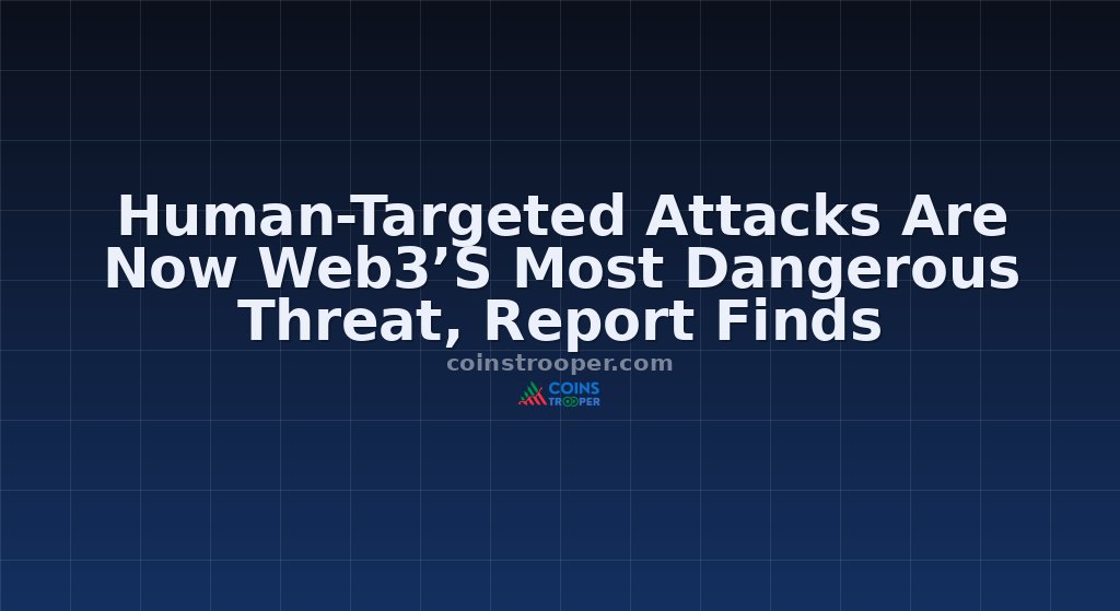 Human-Targeted Attacks Are Now Web3’S Most Dangerous Threat, Report Finds