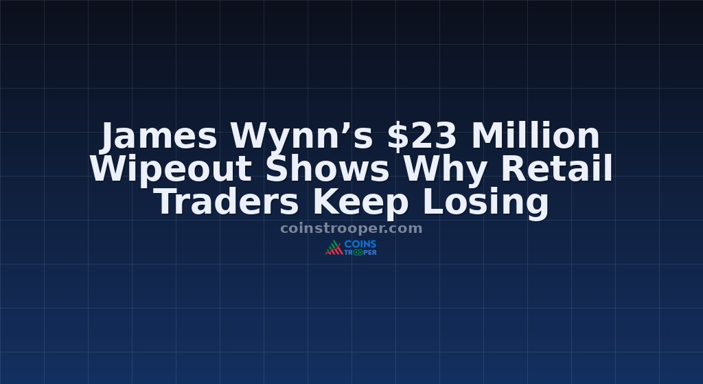 James Wynn’s $23 Million Wipeout Shows Why Retail Traders Keep Losing