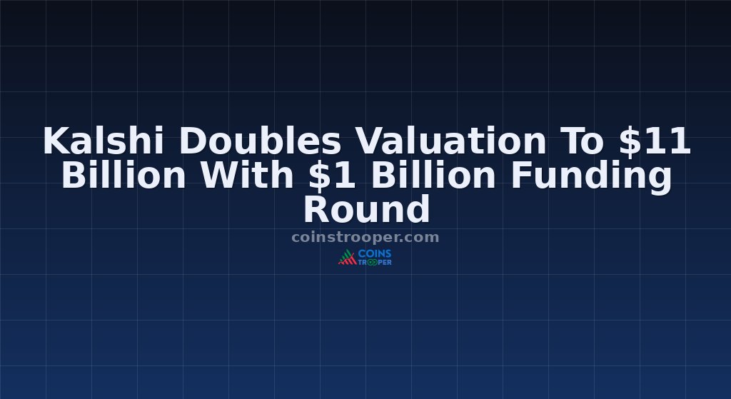 Kalshi Doubles Valuation To $11 Billion With $1 Billion Funding Round