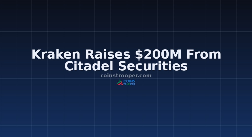 Kraken Raises $200M From Citadel Securities