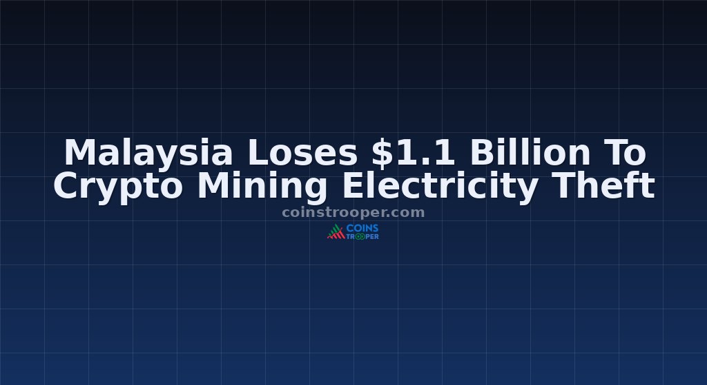Malaysia Loses $1.1 Billion To Crypto Mining Electricity Theft