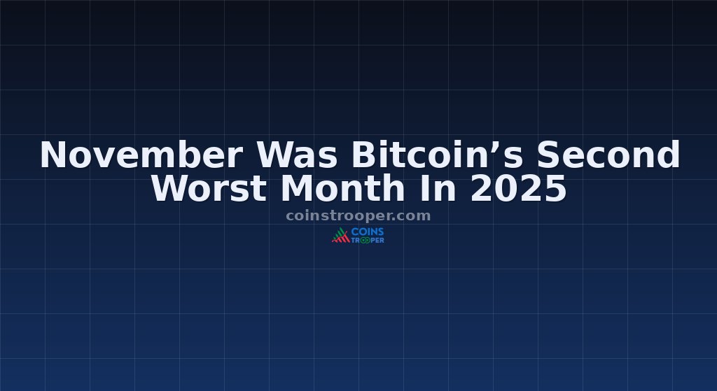 November Was Bitcoin’s Second Worst Month In 2025