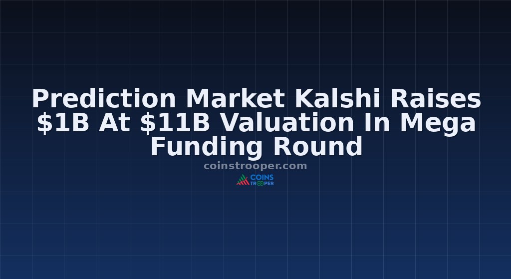 Prediction Market Kalshi Raises $1B At $11B Valuation In Mega Funding Round