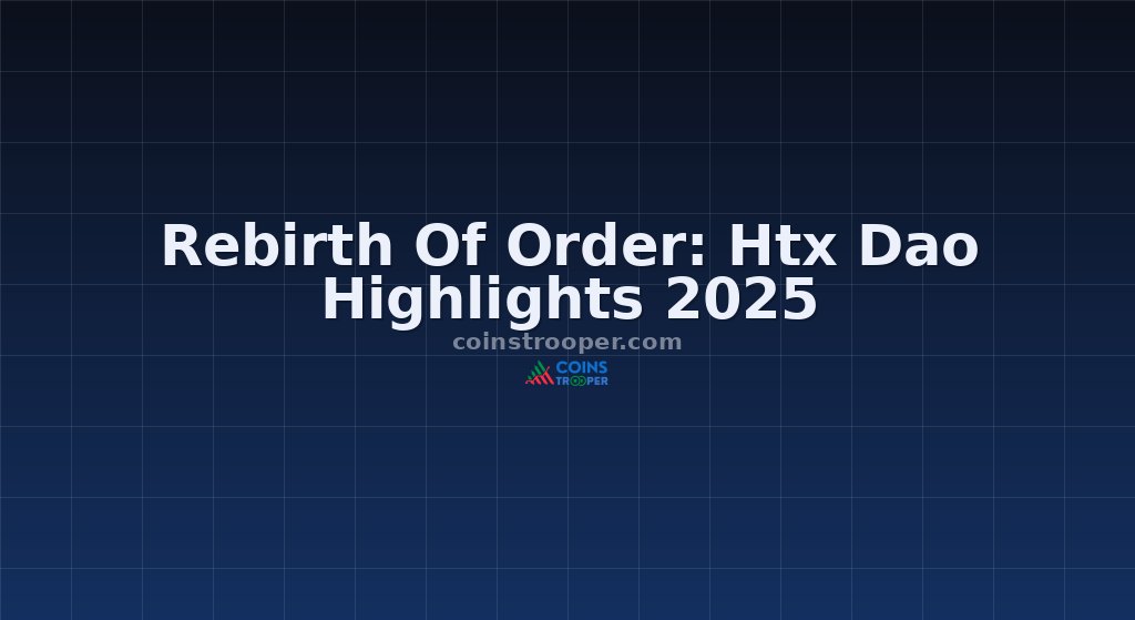 Rebirth Of Order: Htx Dao Highlights 2025