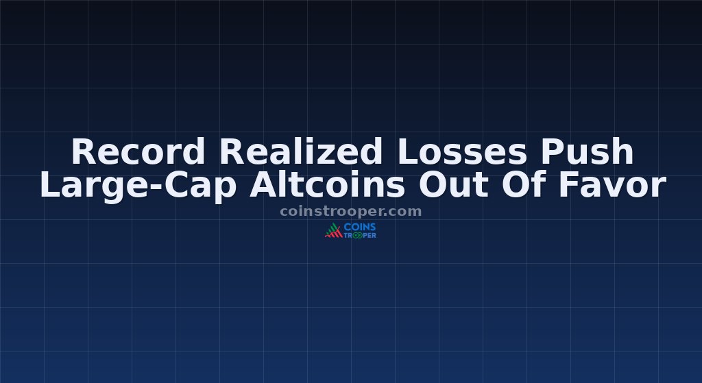 Record Realized Losses Push Large-Cap Altcoins Out Of Favor