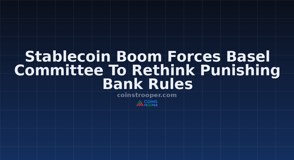 Stablecoin Boom Forces Basel Committee To Rethink Punishing Bank Rules