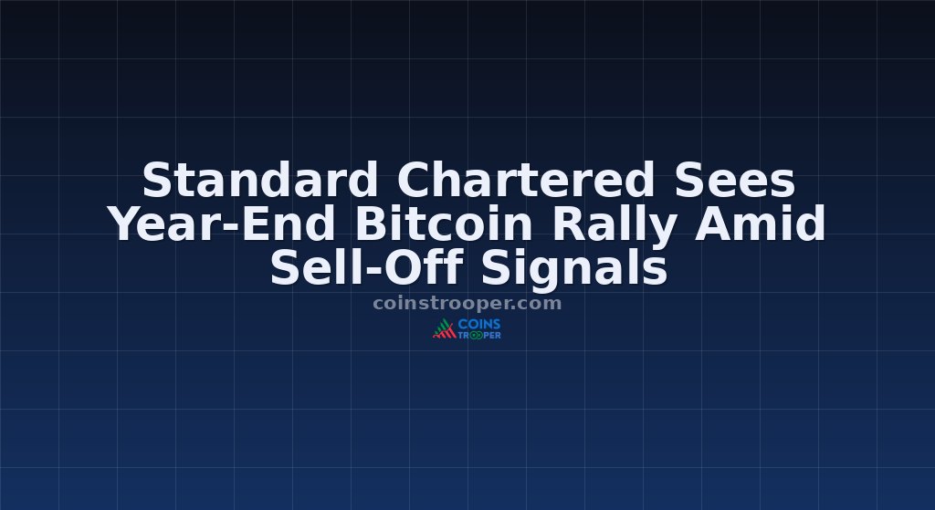 Standard Chartered Sees Year-End Bitcoin Rally Amid Sell-Off Signals
