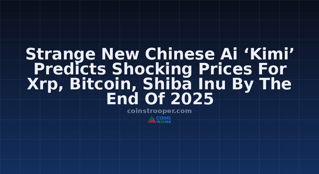 Strange New Chinese Ai ‘Kimi’ Predicts Shocking Prices For Xrp, Bitcoin, Shiba Inu By The End Of 2025