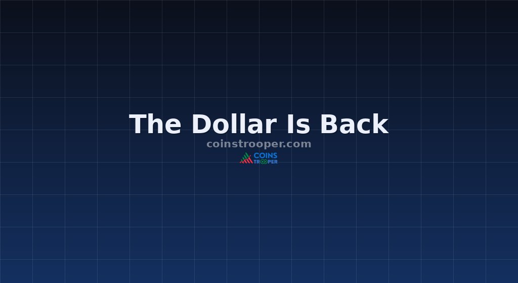 The Dollar Is Back