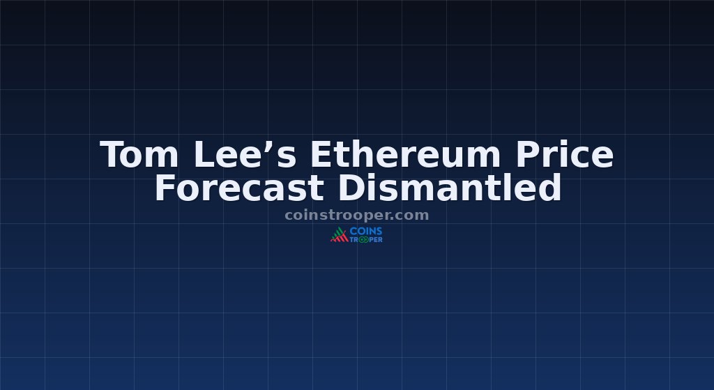 Tom Lee’s Ethereum Price Forecast Dismantled