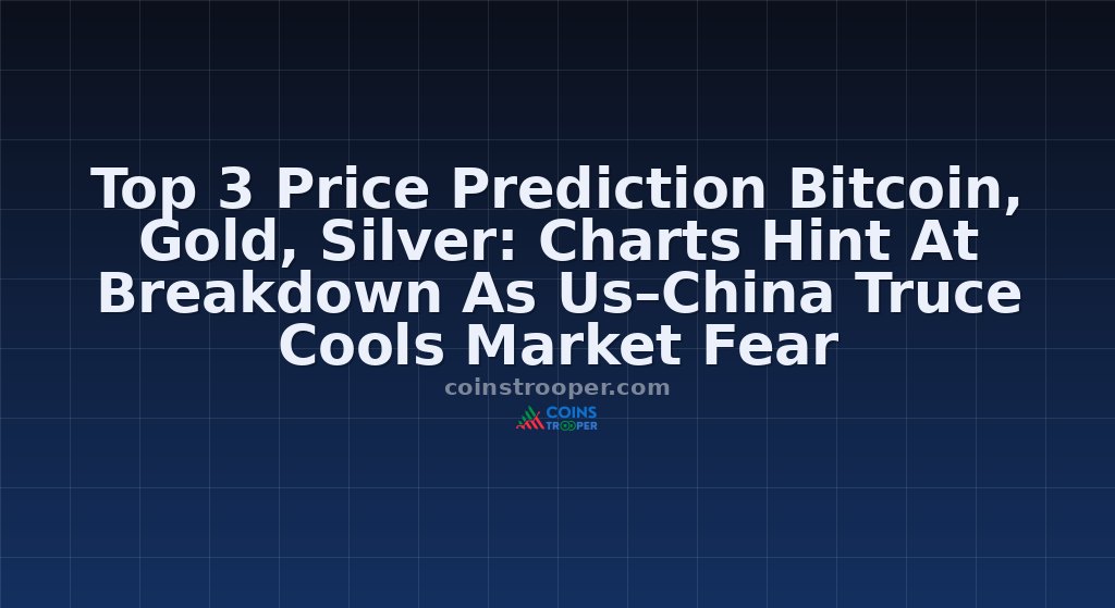 Top 3 Price Prediction Bitcoin, Gold, Silver: Charts Hint At Breakdown As Us–China Truce Cools Market Fear