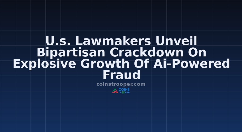 U.s. Lawmakers Unveil Bipartisan Crackdown On Explosive Growth Of Ai-Powered Fraud