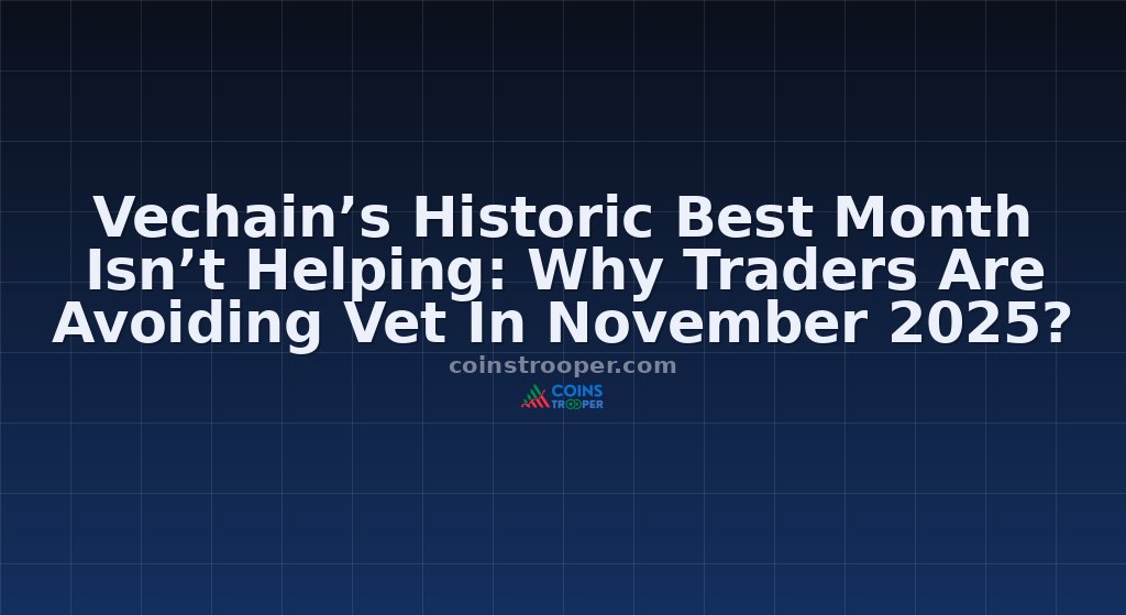 Vechain’s Historic Best Month Isn’t Helping: Why Traders Are Avoiding Vet In November 2025? 