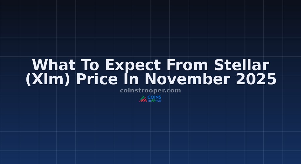 What To Expect From Stellar (Xlm) Price In November 2025
