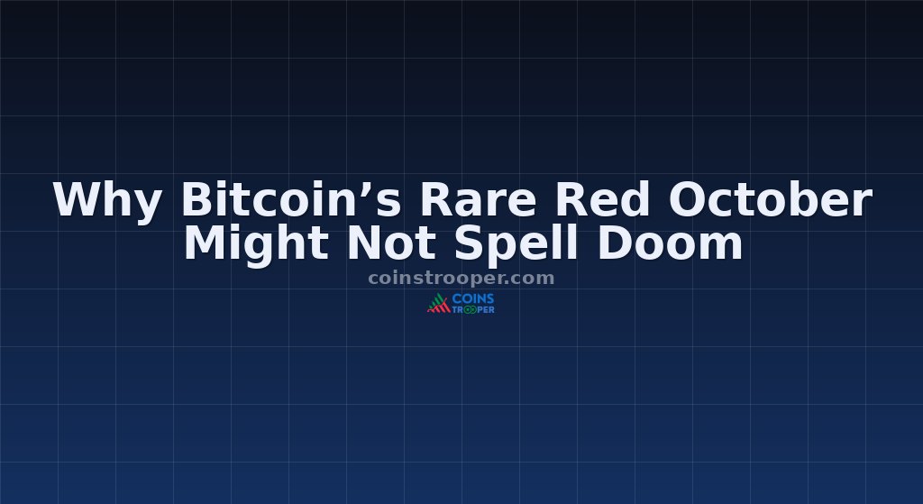 Why Bitcoin’s Rare Red October Might Not Spell Doom